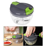 Maxbell Food Chopper Garlic Cutter for Meat Baby Food Chili Pepper Pull the Rope Small
