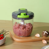 Maxbell Food Chopper Garlic Cutter for Meat Baby Food Chili Pepper Pull the Rope Large