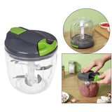 Maxbell Food Chopper Garlic Cutter for Meat Baby Food Chili Pepper Pull the Rope Large