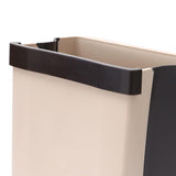 Maxbell  Folding Waste Bin Car Trash Can Garbage Can for Bathroom Waste Storage Khaki