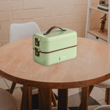 Maxbell Multifunction Heated Lunch Box Soup Stew Tools for Home Office Avocado Green