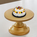 Maxbell  Retro Table Cake Stands Tart Pie Plate Tall Tray Kitchen Supplies Gold S