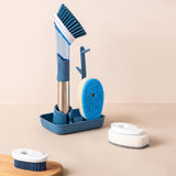 Multipurpose Cleaning Brush Set Soap Dispensing Dish Brush Bowl Scrubber