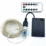 Maxbell 20 Meter LED Strip USB Power Fairy LED Light Copper Color+Remote Control