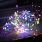 Maxbell 20 Meter LED Strip USB Power Fairy LED Light Copper Color+Remote Control