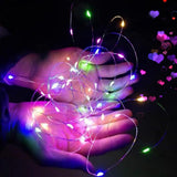 Maxbell 20 Meter LED Strip USB Power Fairy LED Light Copper Color+Remote Control