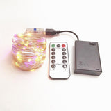 Maxbell 20 Meter LED Strip USB Power Fairy LED Light Copper Color+Remote Control