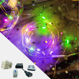 Maxbell 20 Meter LED Strip USB Power Fairy LED Light Copper Color+Remote Control