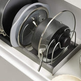 Maxbell Pot Lid Rack Spoon Holder Shelf Cooking Dish Drainer Drying Rack