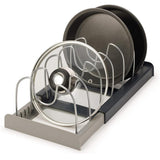 Maxbell Pot Lid Rack Spoon Holder Shelf Cooking Dish Drainer Drying Rack