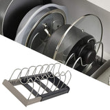 Maxbell Pot Lid Rack Spoon Holder Shelf Cooking Dish Drainer Drying Rack