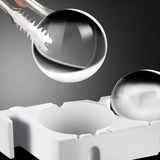 Maxbell Crystal Clear Ice Cavity Release Square Spheres Design Bubble Round