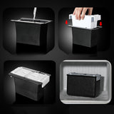Maxbell Crystal Clear Ice Cavity Release Square Spheres Design Bubble Round