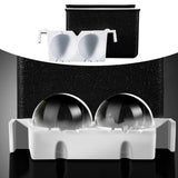 Maxbell Crystal Clear Ice Cavity Release Square Spheres Design Bubble Round