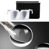 Maxbell Crystal Clear Ice Cavity Release Square Spheres Design Bubble Round