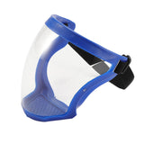 Maxbell Full Face Shield Kitchen Transparent Shield Home Oil-splash Proof  Blue