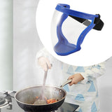 Maxbell Full Face Shield Kitchen Transparent Shield Home Oil-splash Proof  Blue
