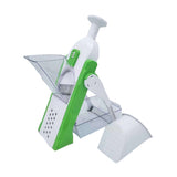 Maxbell Manual Vegetable Slicer Foldable Grater Slicer Kitchen Gadgets Safe  Green