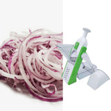 Maxbell Manual Vegetable Slicer Foldable Grater Slicer Kitchen Gadgets Safe  Green