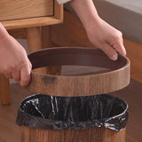 Maxbell  Retro Trash Can Waste Basket Bedroom Office Kitchen Garbage Bin 31.5x25cm
