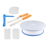 Maxbell Baking Cake Decorating Kit Cake Turntable Cream Scraper
