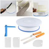 Maxbell Baking Cake Decorating Kit Cake Turntable Cream Scraper