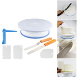 Maxbell Baking Cake Decorating Kit Cake Turntable Cream Scraper