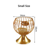 Maxbell Coffee Pod Holder Iron Kitchen Storage Basket Organizer Container  S Gold