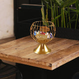 Maxbell Coffee Pod Holder Iron Kitchen Storage Basket Organizer Container  S Gold