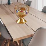 Maxbell Coffee Pod Holder Iron Kitchen Storage Basket Organizer Container  S Gold