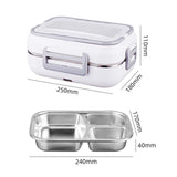 Maxbell Electric Lunch Box Bento Box 2 in 1 Phone Holder Leak-proof US Adpater