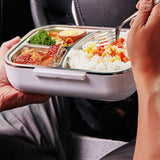 Maxbell Electric Lunch Box Bento Box 2 in 1 Phone Holder Leak-proof US Adpater
