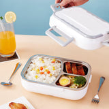 Maxbell Electric Lunch Box Bento Box 2 in 1 Phone Holder Leak-proof US Adpater