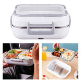 Maxbell Electric Lunch Box Bento Box 2 in 1 Phone Holder Leak-proof US Adpater