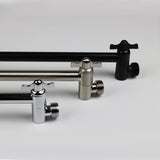 Maxbell 11" Adjustable Shower Arm Connection Spray Connection Elbow with Tooth Black
