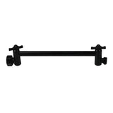 Maxbell 11" Adjustable Shower Arm Connection Spray Connection Elbow with Tooth Black
