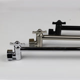 Maxbell 11" Adjustable Shower Arm Connection Spray Connection Elbow with Tooth Black