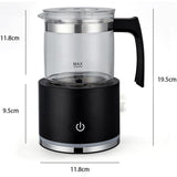 Maxbell Milk Frother Detachable Machine Milk Heater Hot and Cold Functionality