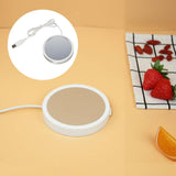 Maxbell Electric Mug Warmer Desktop Beverage Keep Warm Drinking Cup Heating White