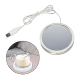 Maxbell Electric Mug Warmer Desktop Beverage Keep Warm Drinking Cup Heating White