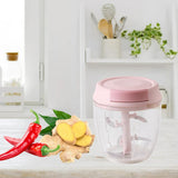 Maxbell Garlic Masher Manual Vegetable Chopper Multi-function Meat Grinder  Large