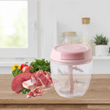 Maxbell Garlic Masher Manual Vegetable Chopper Multi-function Meat Grinder  Large