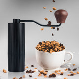Maxbell Mini Manual Coffee Bean Hand Grinder Machine Stainless Steel Burr Black