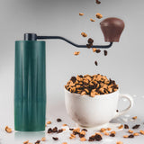 Maxbell Mini Manual Coffee Bean Hand Grinder Machine Stainless Steel Burr Green