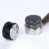 Maxbell Zinc Alloy Coffee Distributor Coffee Powder Hammer Leveler Tool Hand Tampers 58mm Gray