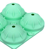 Maxbell 4-Hole Ice Ball Mold Whisky Soda Drinking Sphere Ice Mould Grass Green