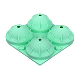 Maxbell 4-Hole Ice Ball Mold Whisky Soda Drinking Sphere Ice Mould Grass Green