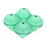 Maxbell 4-Hole Ice Ball Mold Whisky Soda Drinking Sphere Ice Mould Grass Green