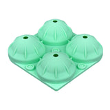 Maxbell 4-Hole Ice Ball Mold Whisky Soda Drinking Sphere Ice Mould Grass Green
