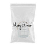 Maxbell Metal Wire Egg Basket for Collecting Chicken Eggs Holder White S